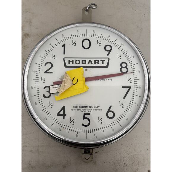 Vintage Hobart PR30-1 Hanging Double Faced Produce Scale - Works! - Picture 3 of 4